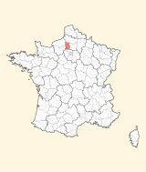 karte lage Beauvais
