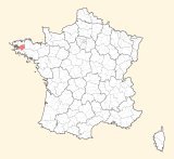 karte lage Châteaulin