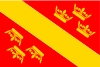 Flagge der departement Haut-Rhin