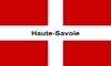Flagge der departement Haute-Savoie