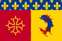 Flagge der departement Hautes-Alpes
