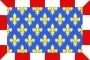 Flagge der departement Indre-et-Loire