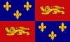 Flagge der departement Landes