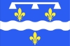 Flagge der departement Loiret