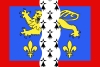 Flagge der departement Mayenne
