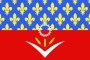 Flagge der departement Seine-Saint-Denis