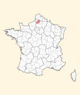 karte lage Amiens