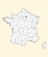 karte lage Château-Thierry
