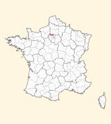 karte lage Pontoise