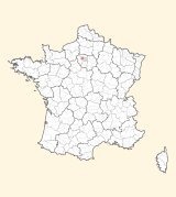 karte lage Saint-Germain-en-Laye