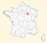 karte lage Troyes