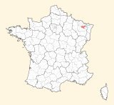 karte lage Château-Salins