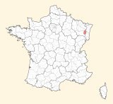 karte lage Saint-Dié-des-Vosges