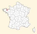 karte lage Saint-Brieuc