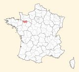 karte lage Mayenne