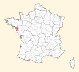 karte lage Saint-Nazaire