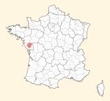 karte lage La Roche-sur-Yon