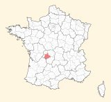 karte lage Limoges