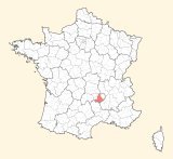 karte lage Le Puy-en-Velay