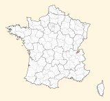 karte lage Saint-Julien-en-Genevois
