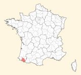 karte lage Oloron-Sainte-Marie