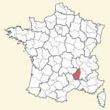 karte lage Ardèche