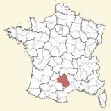 karte lage Aveyron