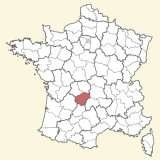 karte lage Corrèze