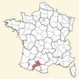 karte lage Haute-Garonne