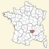 karte lage Haute-Loire