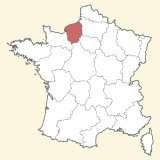 karte lage Haute-Normandie