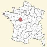 karte lage Indre-et-Loire
