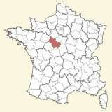 karte lage Loir-et-Cher